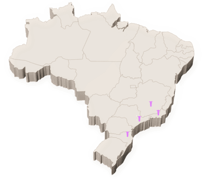 Presença nacional da Apontaê no Brasil