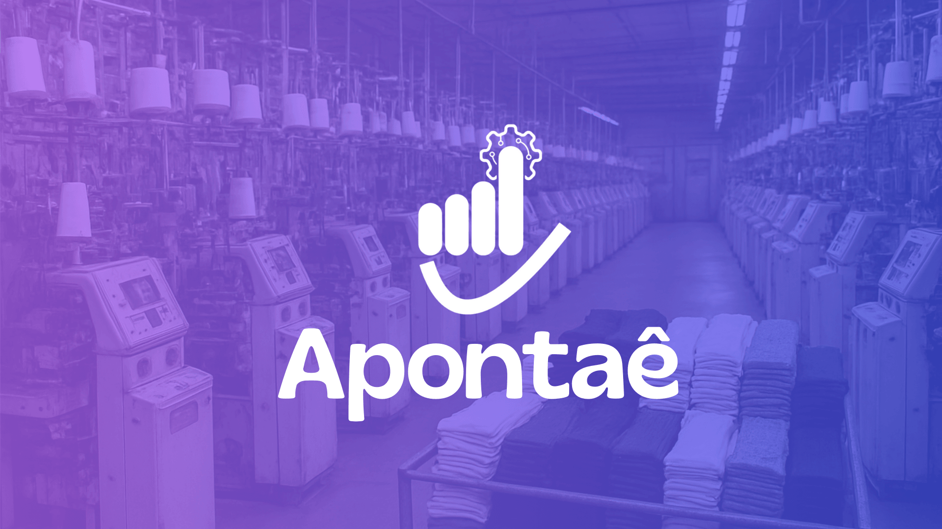Fábrica industrial monitorada pela Apontaê
