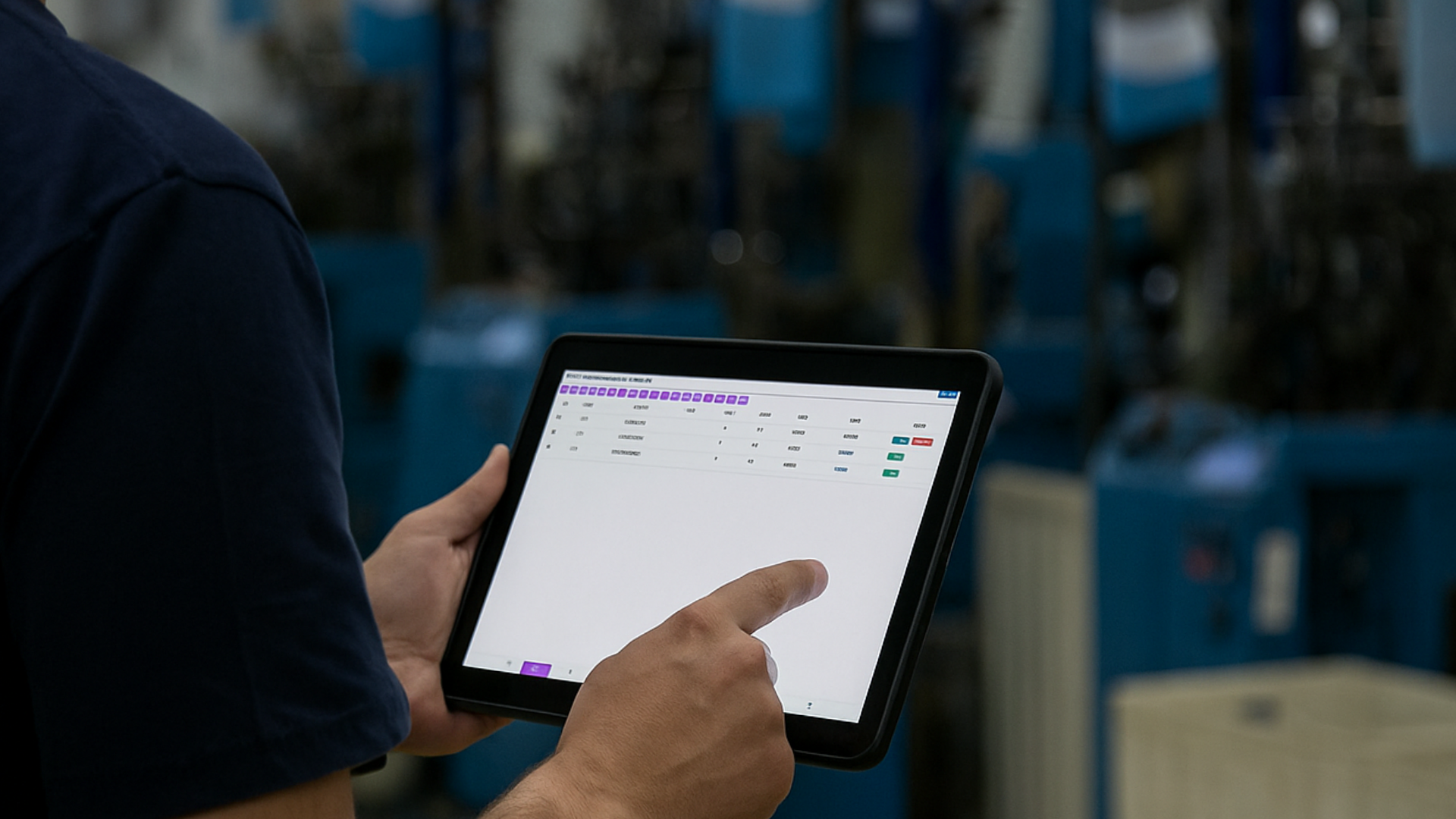 Tela do Operador - Liberação de OPs